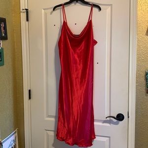 Red XL silk dress BRAND NEW WITH TAGS